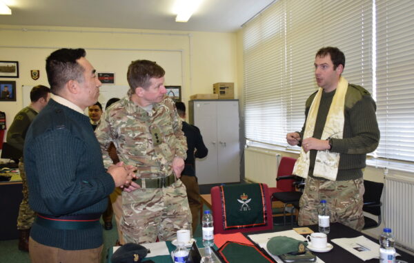 Colonel Brigade of Gurkhas visits The Band of the Brigade of Gurkhas Colonel Brigade of Gurkhas visits The Band of the Brigade of Gurkhas