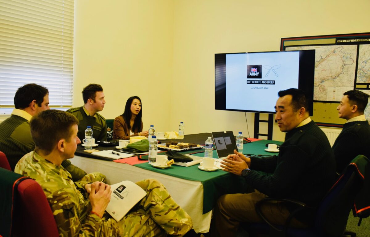 Colonel Brigade of Gurkhas visits The Band of the Brigade of Gurkhas Colonel Brigade of Gurkhas visits The Band of the Brigade of Gurkhas