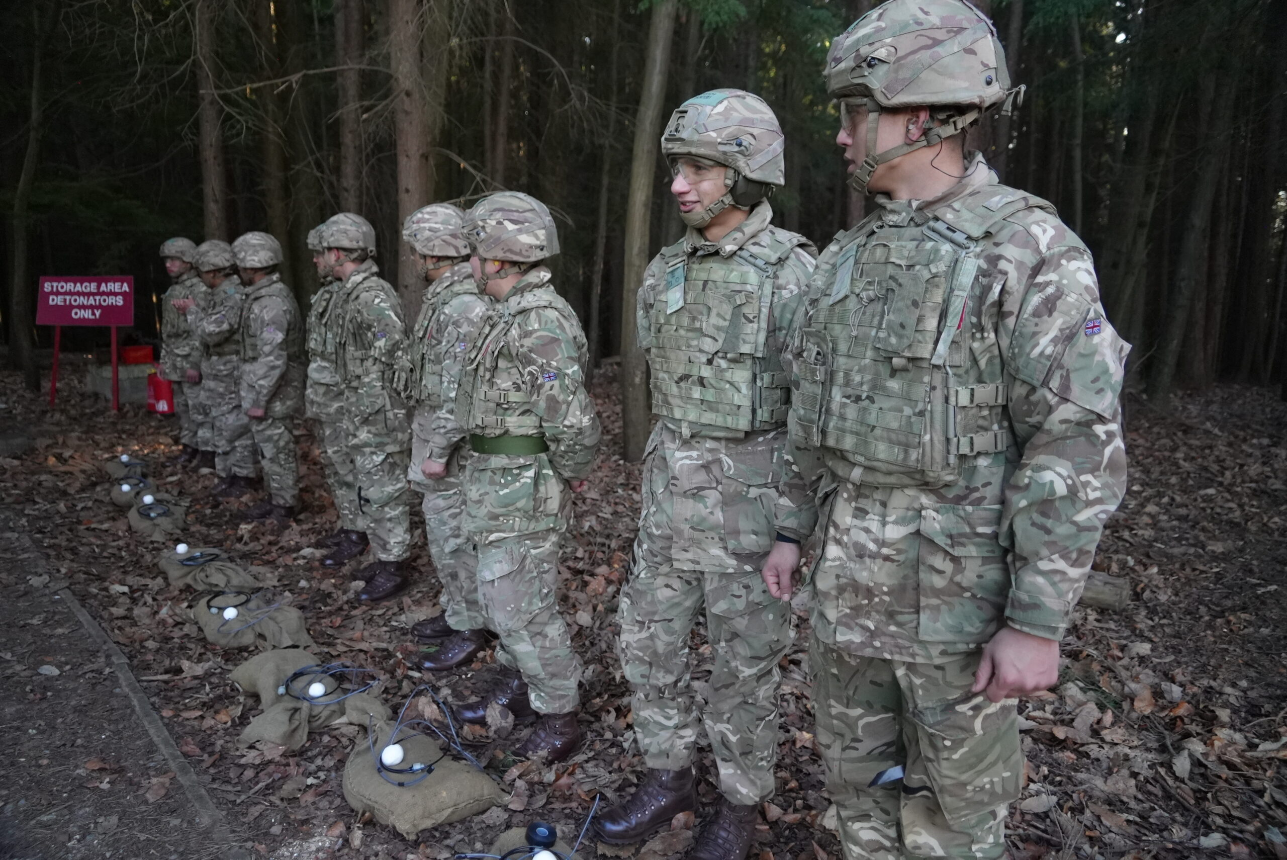 Thirty-two Gurkhas have embarked on a 12-week combat engineer course.