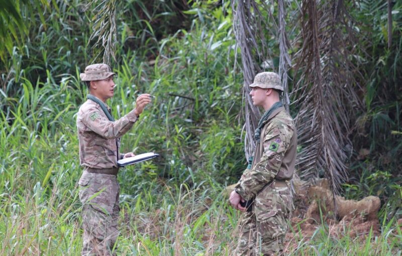 Junior Leadership Cadre in Brunei alongside 12 Riflemen from 2 Rifles Junior Leadership Cadre in Brunei alongside 12 Riflemen from 2 Rifles