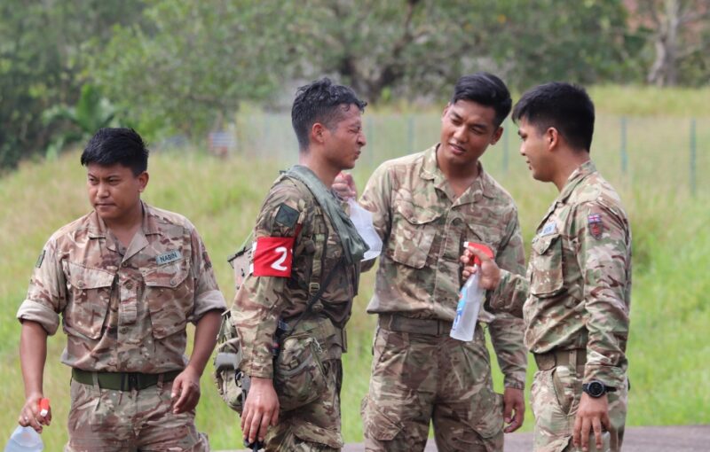 Junior Leadership Cadre in Brunei alongside 12 Riflemen from 2 Rifles Junior Leadership Cadre in Brunei alongside 12 Riflemen from 2 Rifles
