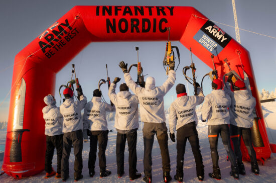 Nordic Skiing team Success for The First Battalion, The Royal Gurkha Rifles