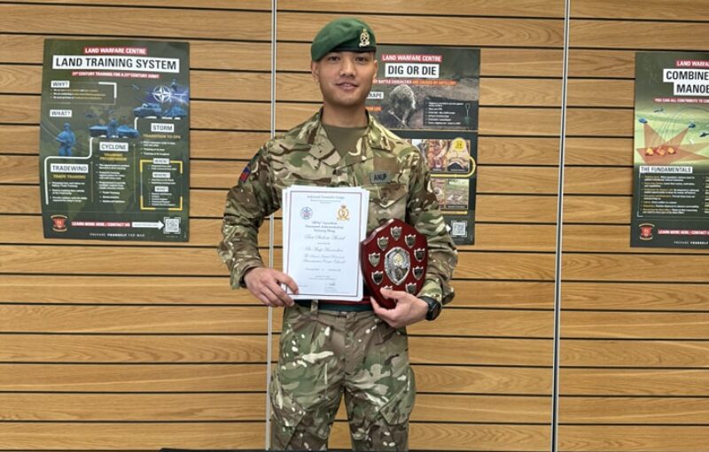 Four new Gurkhas from Gurkha Staff and Personnel Support (GSPS) trainees from Intake 23 have successfully graduated Service Initial Personnel Administration Course (SIPAC)
