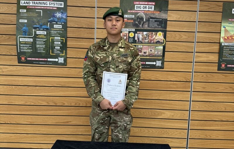 Four new Gurkhas from Gurkha Staff and Personnel Support (GSPS) trainees from Intake 23 have successfully graduated Service Initial Personnel Administration Course (SIPAC)