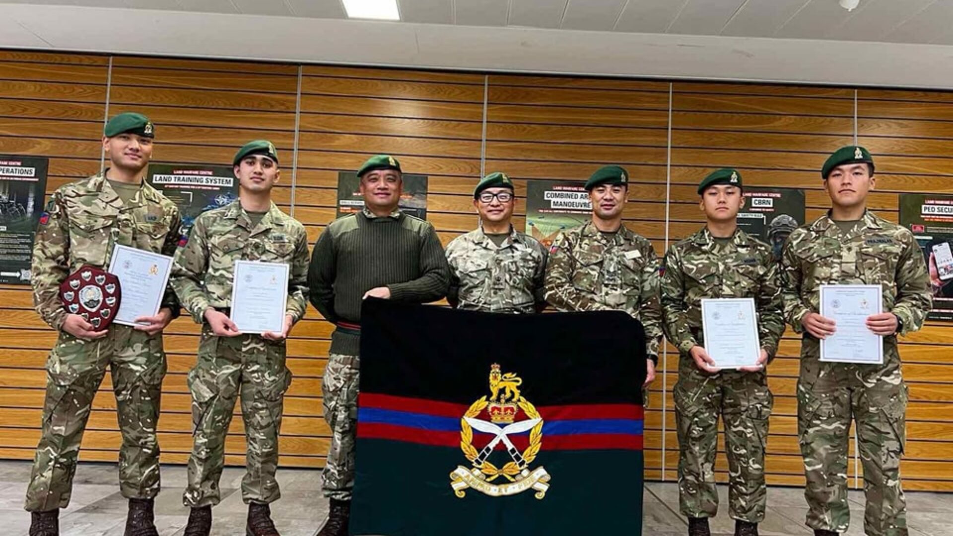 Four new Gurkhas from Gurkha Staff and Personnel Support (GSPS) trainees from Intake 23 have successfully graduated Service Initial Personnel Administration Course (SIPAC)
