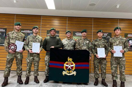 Four new Gurkhas from Gurkha Staff and Personnel Support (GSPS) trainees from Intake 23 have successfully graduated Service Initial Personnel Administration Course (SIPAC)