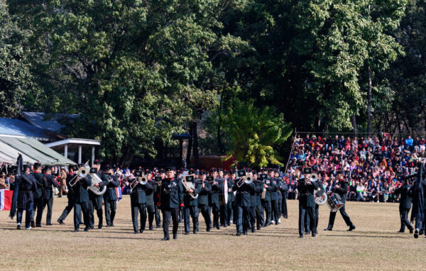 Attestation of the British Army’s Gurkha Recruit Intake 24 Band of the Brigade of Gurkhas