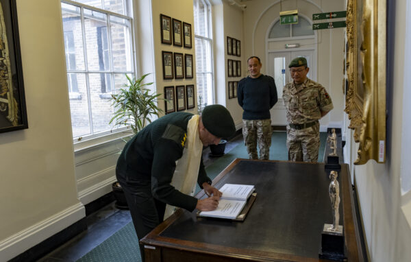 Nepali Army Military Attaché Embassy of Nepal, London Visits HQ Brigade of Gurkhas