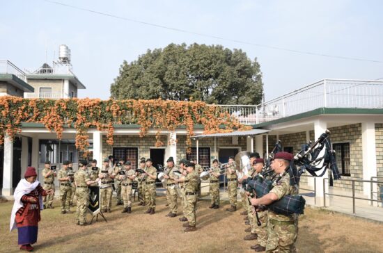 Gurkha Band performs for Veterans in Pokhara