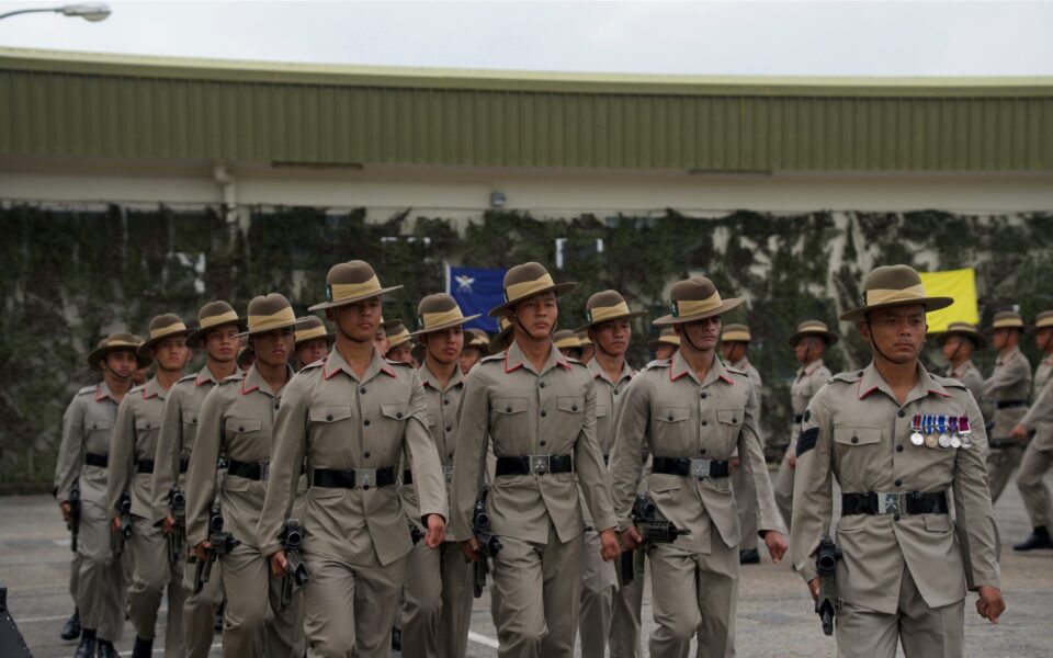 Attestation Parade 1 RGR Brunei