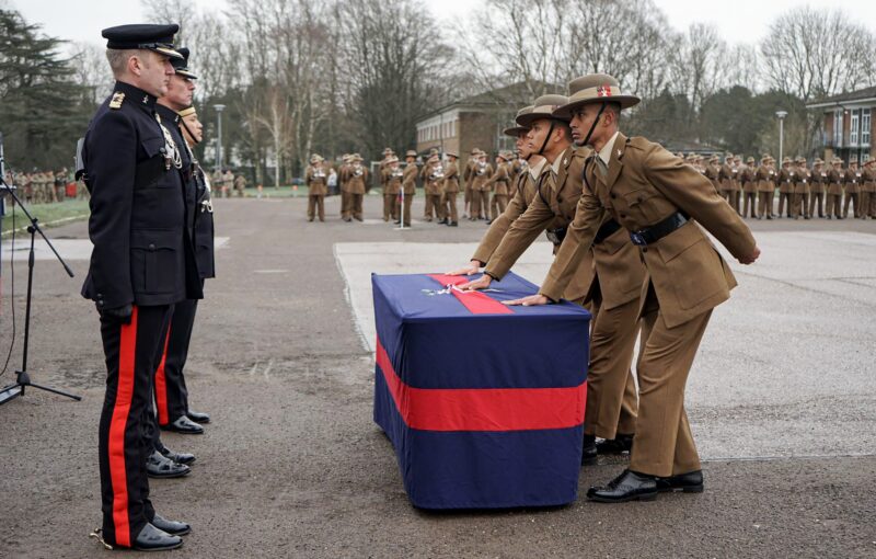 Queen’s Gurkha Signals Recruit Intake 23 Attestation Parade in Bramcote Queen’s Gurkha Signals Recruit Intake 23 Attestation Parade in Bramcote