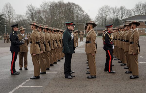 Queen’s Gurkha Signals Recruit Intake 23 Attestation Parade in Bramcote