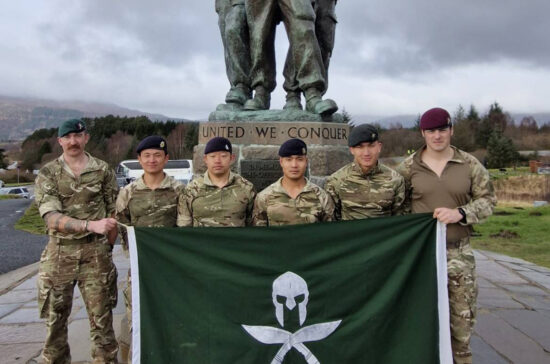 Gurkha Allied Rapid Reaction Corps Support Battalion, meticulously organized a trip to Spean Bridge in Scotland for six members of the Battalion.