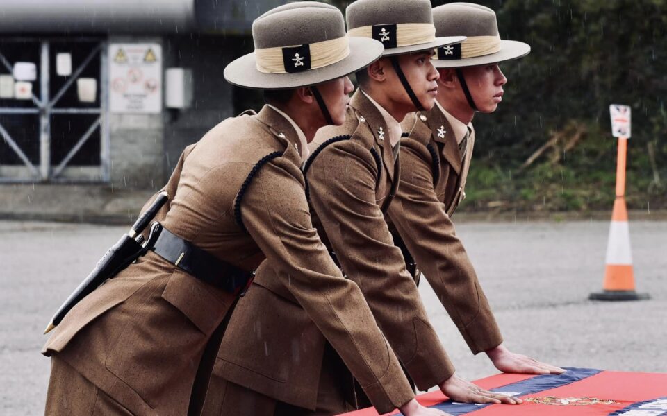 QGE 77th Training Party Attestation parade