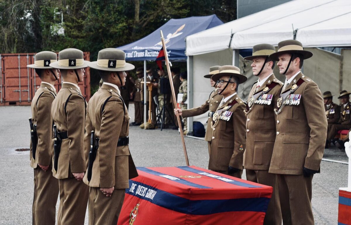 QGE 77th Training Party Attestation parade