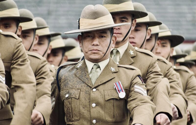 QGE 77th Training Party Attestation parade QGE 77th Training Party Attestation parade