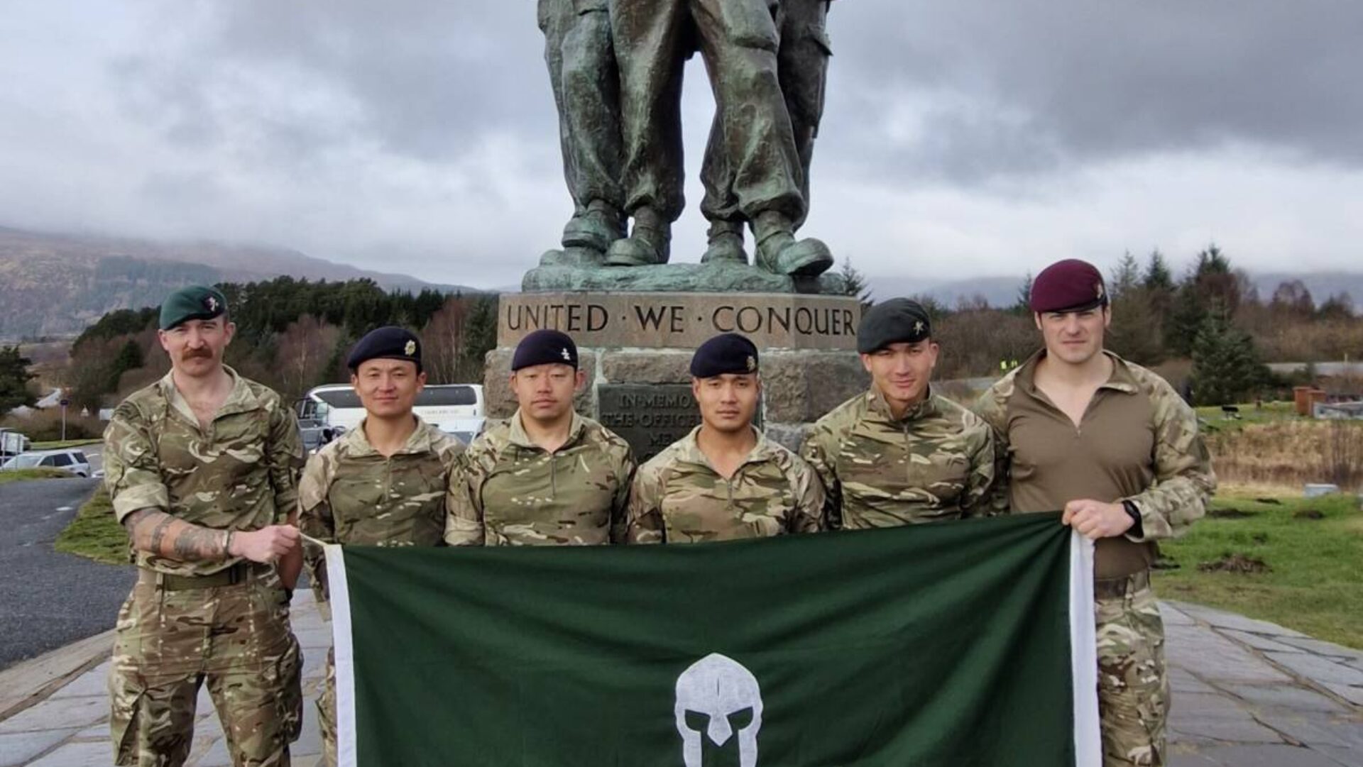 Taking on the Original Commando Speed March - Gurkha Allied Rapid Reaction Corps Support Battalion