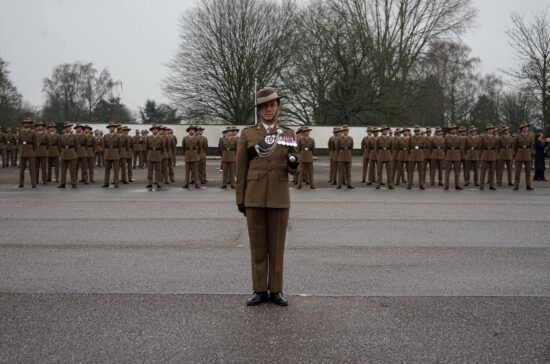 The Queen’s Gurkha Signals Attestation and Commissioning Parade on Wednesday 28th February 2024 at Bramcote station