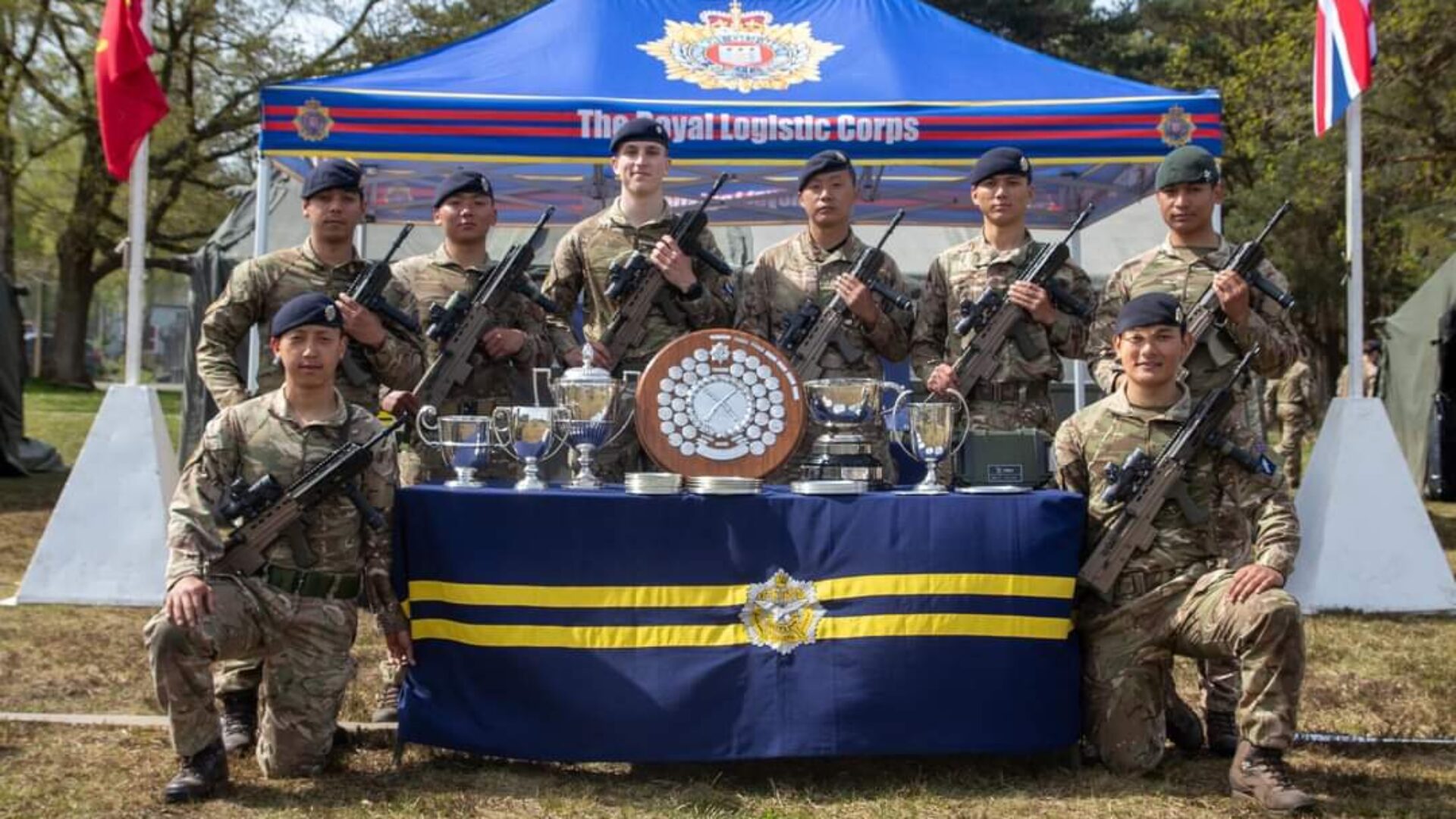 The shooting team from Gurkha Allied Rapid Reaction Corps Support Battalion based in Gloucester, UK, secured first place at the Corps Operational Shooting Competition at Pirbright.