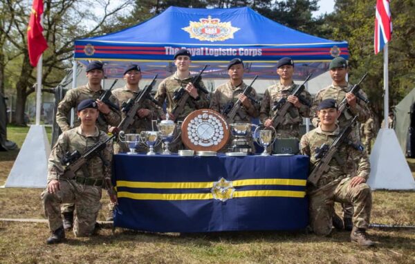 The shooting team from Gurkha Allied Rapid Reaction Corps Support Battalion based in Gloucester, UK, secured first place at the Corps Operational Shooting Competition at Pirbright.