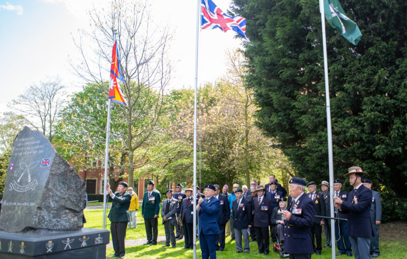 Gurkha Veterans in Nuneaton Pay Their Respects at the Gurkha Memorial