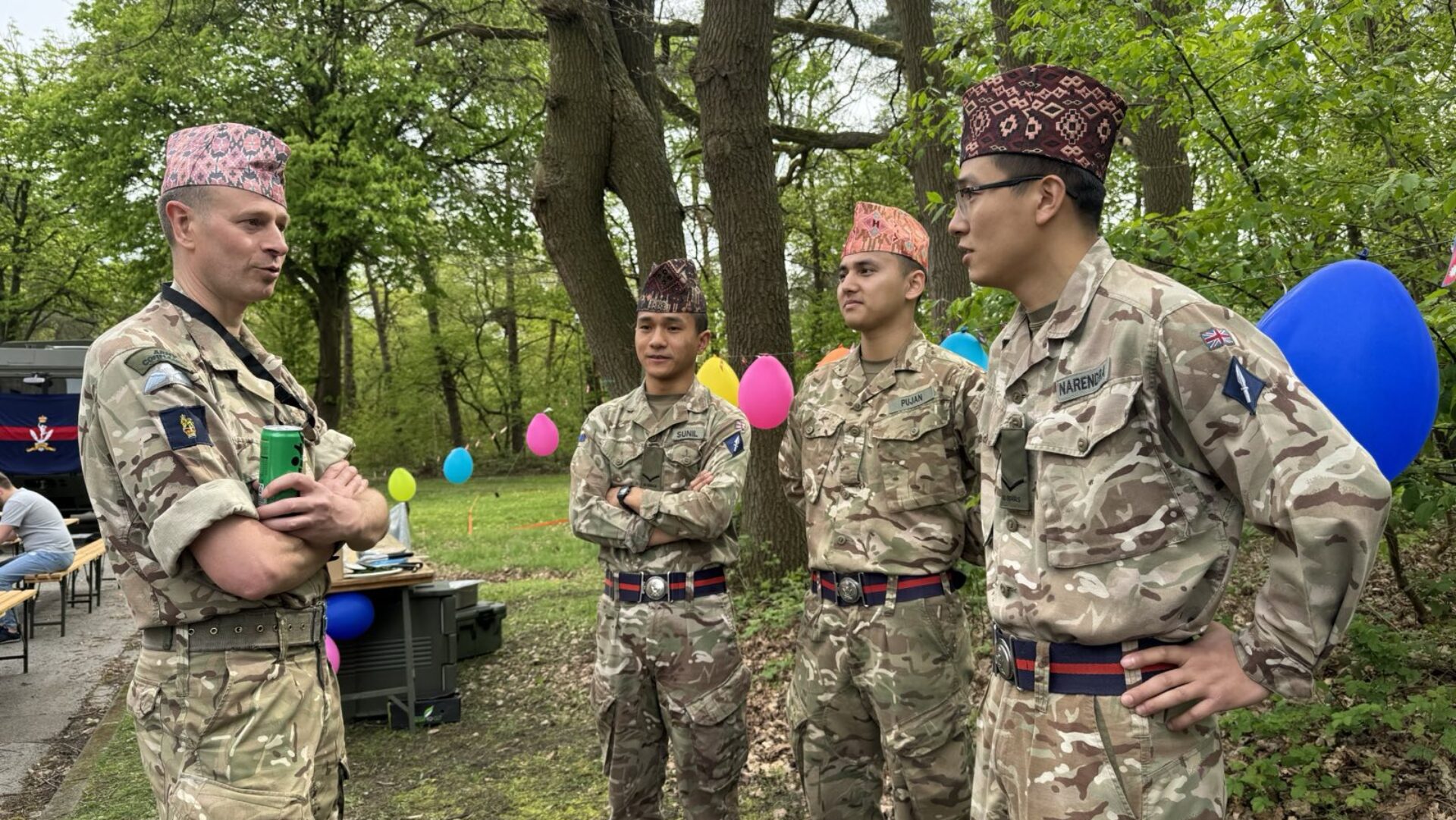 Nepali New Year 2081 celebrated in Sennelager, Germany by 247 Gurkha Signal Squadron