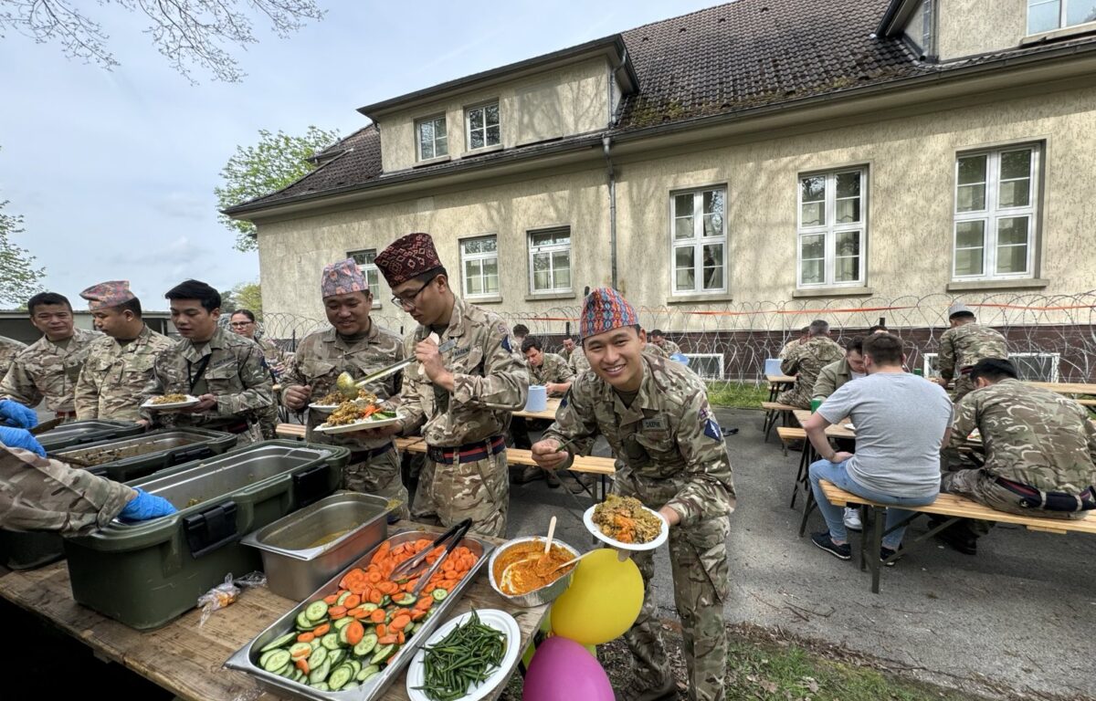 Nepali New Year 2081 celebrated in Sennelager, Germany by 247 Gurkha Signal Squadron