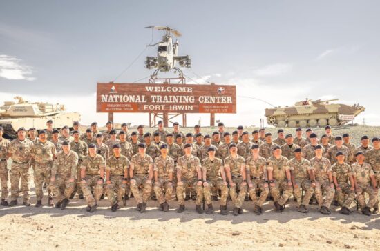 246 Gurkha Signal Squadron Deployed to California