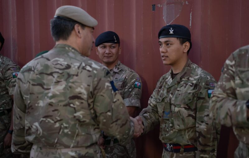246 Gurkha Signal Squadron Deployed to California