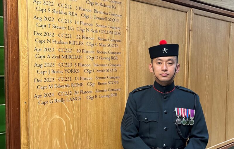 Sovereign’s Banner Competition at the Royal Military Academy Sandhurst