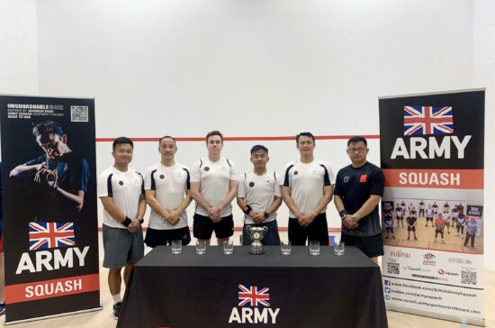 Army Major Unit Squash Championship with 2 RGR