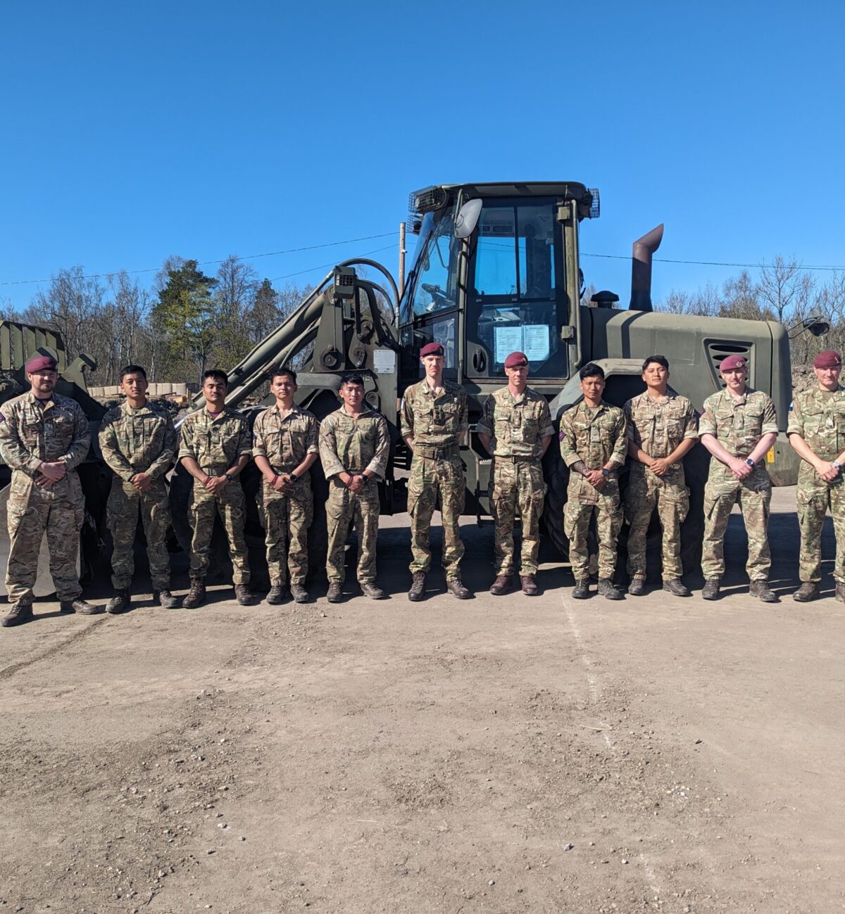 Commander 16 Air Assault Brigade, Visits 70 Gurkha Parachute Squadron in Estonia Commander 16 Air Assault Brigade, Visits 70 Gurkha Parachute Squadron in Estonia
