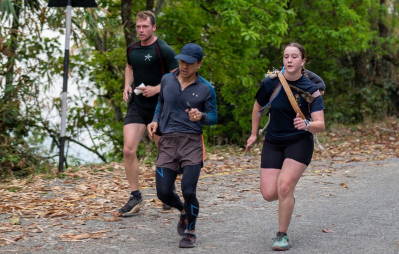 Survival Nepali Culture and Language Course 24/01 takes on the Doko Race