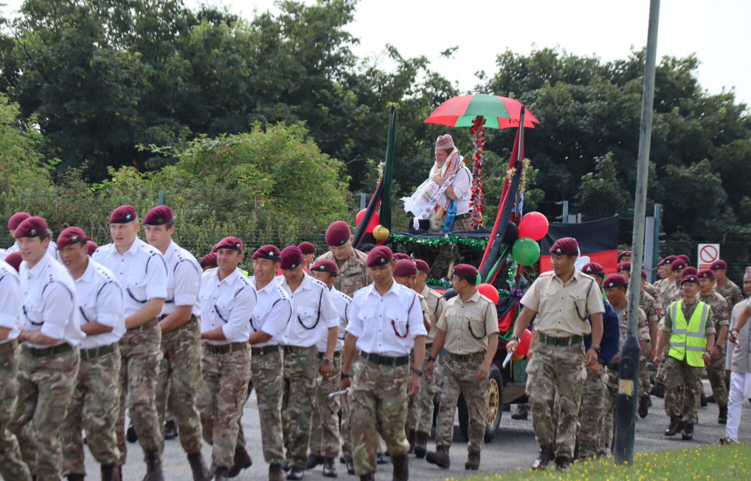 The Second Battalion, The Royal Gurkha Rifles Say Farewell to the Outgoing Commanding Officer The Second Battalion, The Royal Gurkha Rifles Say Farewell to the Outgoing Commanding Officer