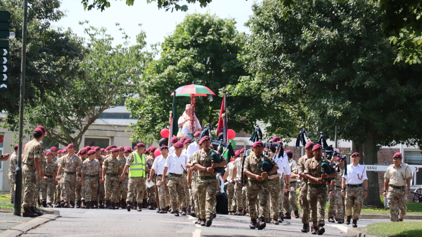The Second Battalion, The Royal Gurkha Rifles Say Farewell to the ...