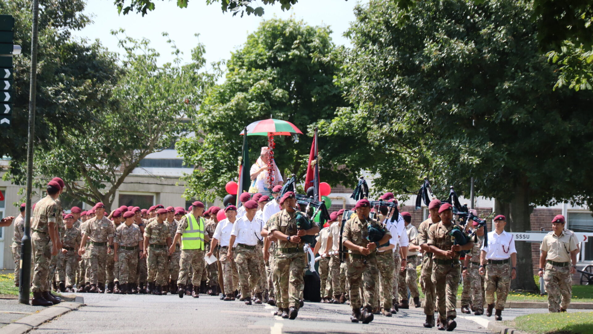 The Second Battalion, The Royal Gurkha Rifles Say Farewell to the Outgoing Commanding Officer