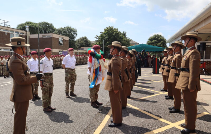 The Second Battalion, The Royal Gurkha Rifles Say Farewell to the Outgoing Commanding Officer The Second Battalion, The Royal Gurkha Rifles Say Farewell to the Outgoing Commanding Officer