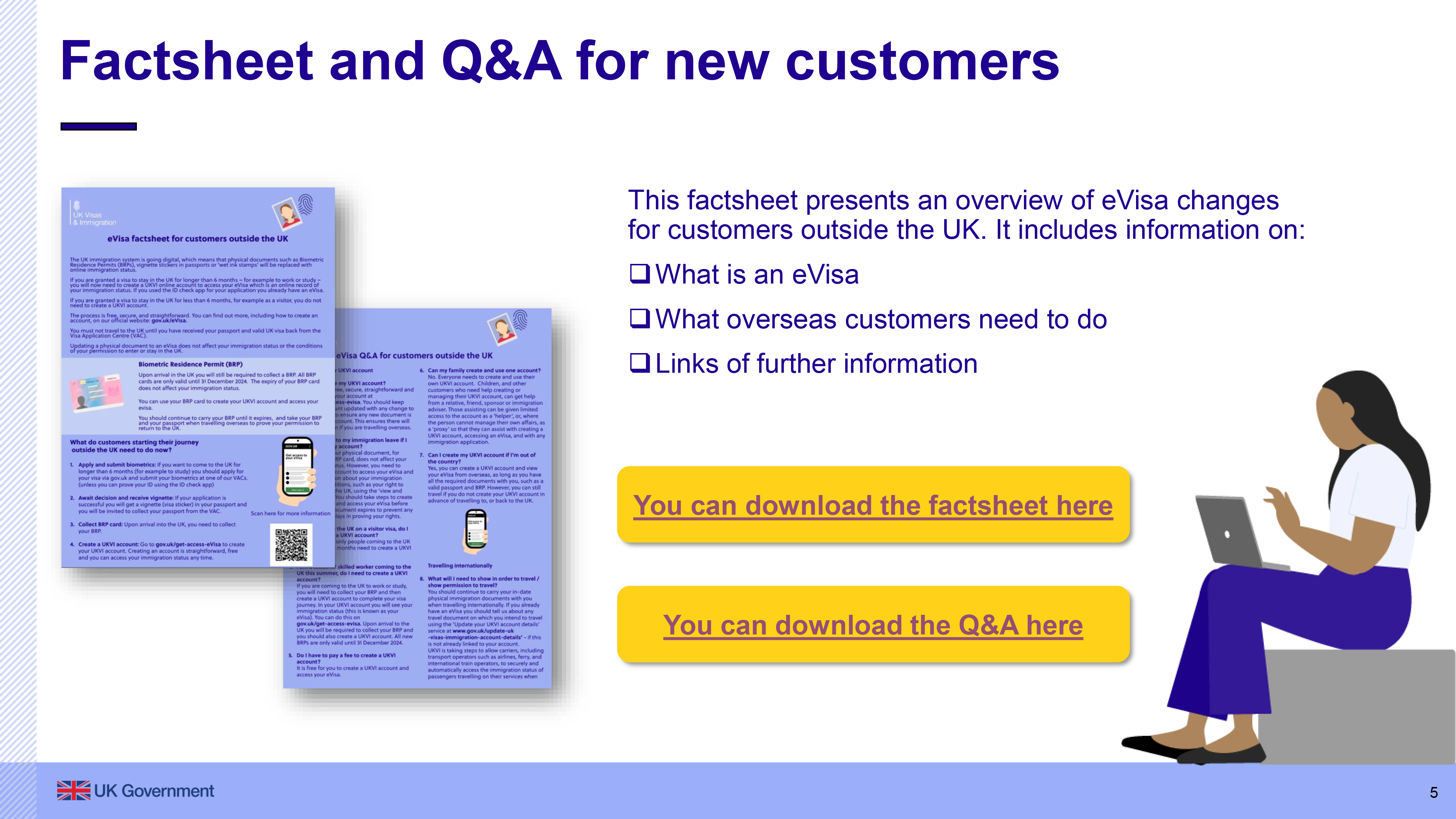 eVisa UK information