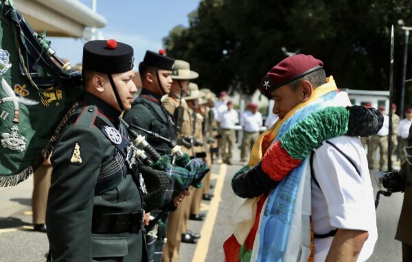 Promotions & Commissioning on COs Tow Out - 26 Jul 24 On the farewell event for Commanding Officer 2 RGR, WO2 Praveenkishor Rai was presented with the rank of Warrant Officer Class 1 (WO1) taking over role of the Regimental Sergeant Major (RSM) 2 RGR. Capt Dik Limbu, former RSM 2 RGR was officially commissioned as Late Entry Officer on 26 Jul 24. CSgt Nagendra Thapa and CSgt Bipen Rai Sangpang was promoted to rank of WO2 taking over Pl Comd at GCT, Warminster and Cl Assault Pioneer respectively. Promotions & Commissioning on COs Tow Out - 26 Jul 24 On the farewell event for Commanding Officer 2 RGR, WO2 Praveenkishor Rai was presented with the rank of Warrant Officer Class 1 (WO1) taking over role of the Regimental Sergeant Major (RSM) 2 RGR. Capt Dik Limbu, former RSM 2 RGR was officially commissioned as Late Entry Officer on 26 Jul 24. CSgt Nagendra Thapa and CSgt Bipen Rai Sangpang was promoted to rank of WO2 taking over Pl Comd at GCT, Warminster and Cl Assault Pioneer respectively.