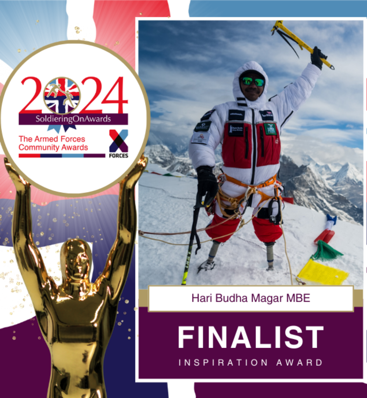 Soldiering on Awards 2024 - Vote for Hari Budha Magar MBE Soldiering on Awards 2024 - Vote for Hari Budha Magar MBE
