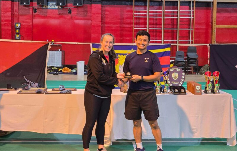 Success for Gurkhas at the Royal Logistic Corps Badminton Competition 2024