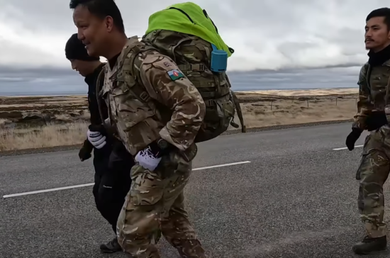 246 Gurkha Signal Squadron recently completed an 18kg loaded march,