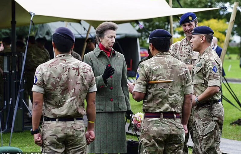 HRH Princess Royal - Visit to the Gurkha Allied Rapid Reaction Corps
