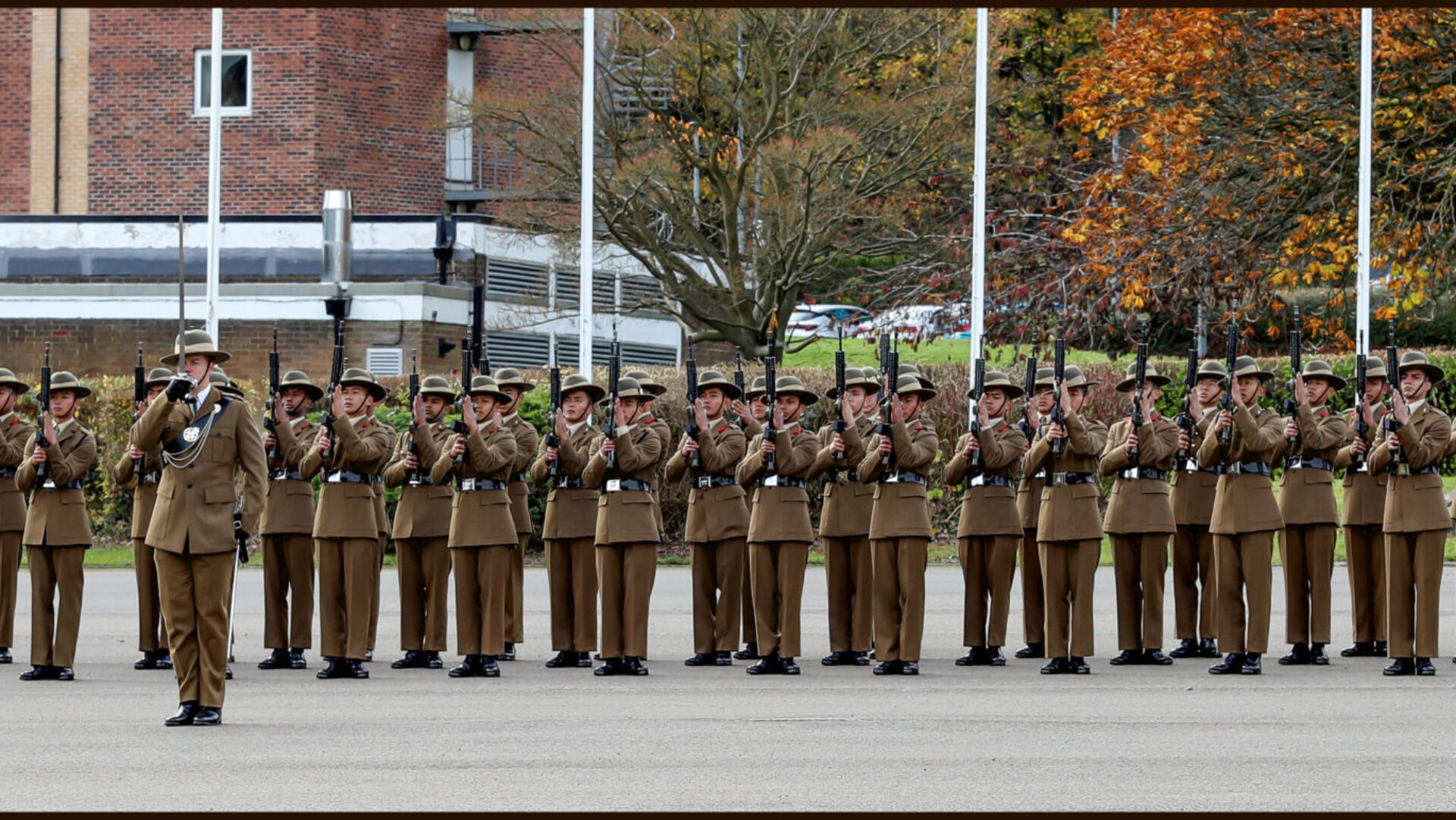 Recruit Intake 24 preparing for their final parade in Catterick
