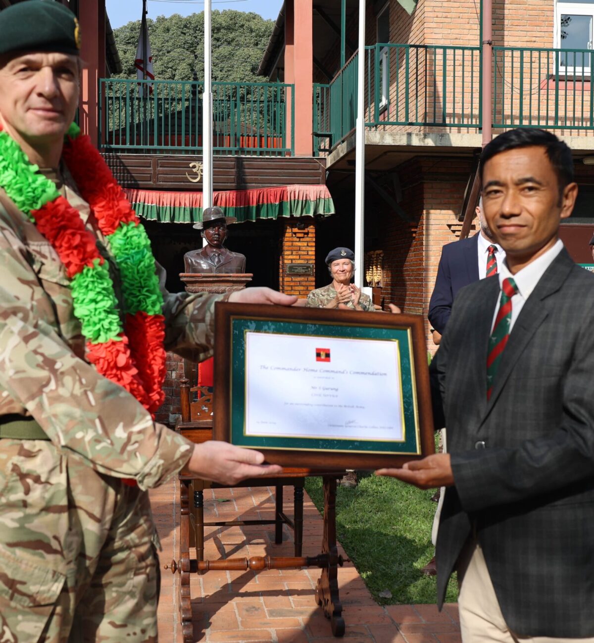 Commander Home Command's Brigade of Gurkhas Nepal visit and Commendations Commander Home Command's Brigade of Gurkhas Nepal visit and Commendations