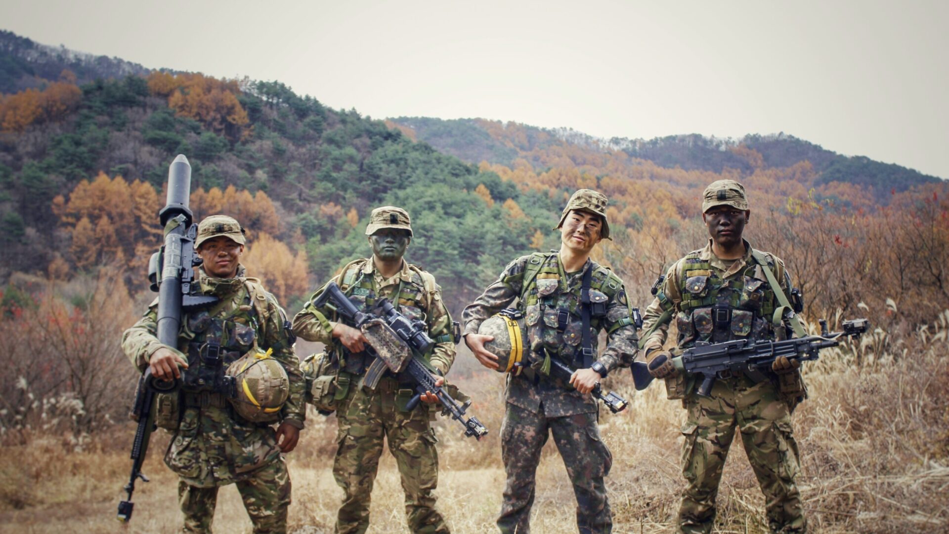 Gurkhas Train With South Korean Army