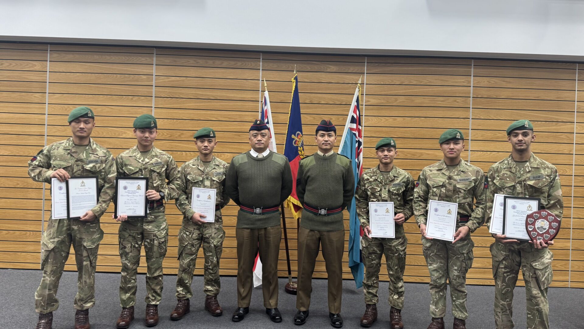 Six Soldiers Graduated on Service Initial Personnel Administration Course