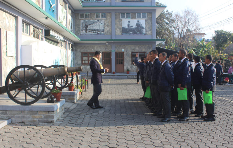 Gurkha Recruit Intake 25 Visit the Gurkha Museum in Pokhara