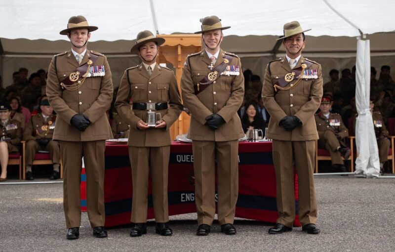 Queen’s Gurkha Engineers 78th Training Party – Kasam Khane Parade Queen’s Gurkha Engineers 78th Training Party – Kasam Khane Parade