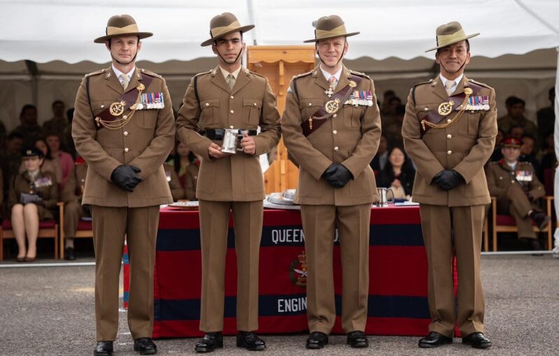 Queen’s Gurkha Engineers 78th Training Party – Kasam Khane Parade Queen’s Gurkha Engineers 78th Training Party – Kasam Khane Parade